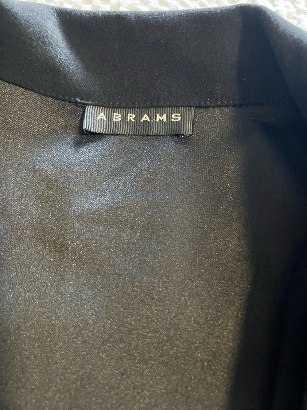 Abrams Black Tailored Button-Front Blazer Flared Sleeves Y2K-38 Large - Picture 5 of 15